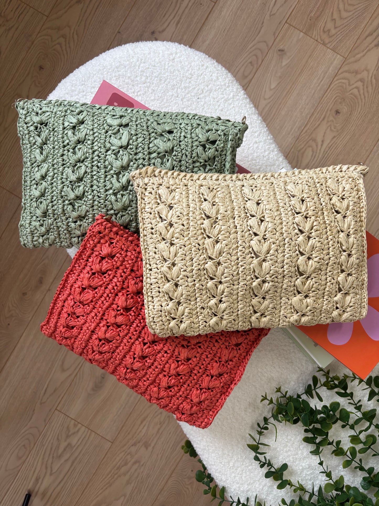 Pochettes brodés JULIE