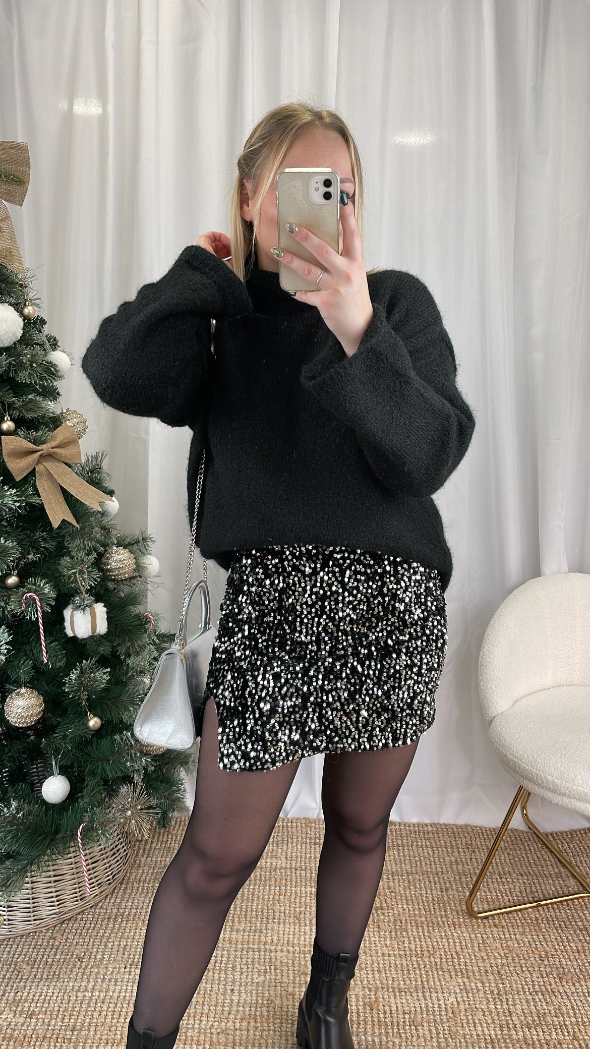 Jupe à sequins UMBER