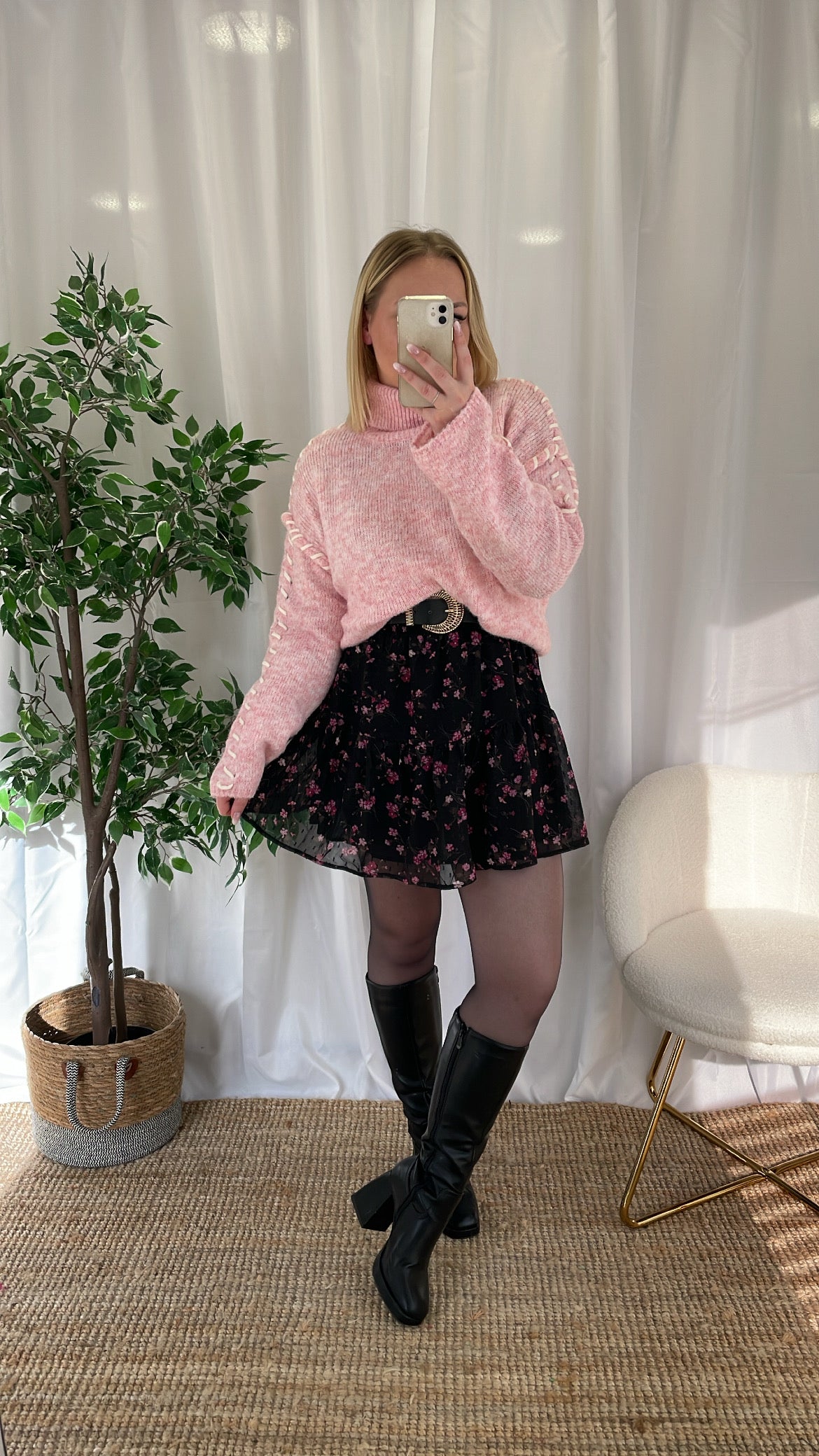 Robe à petites fleurs LEANA