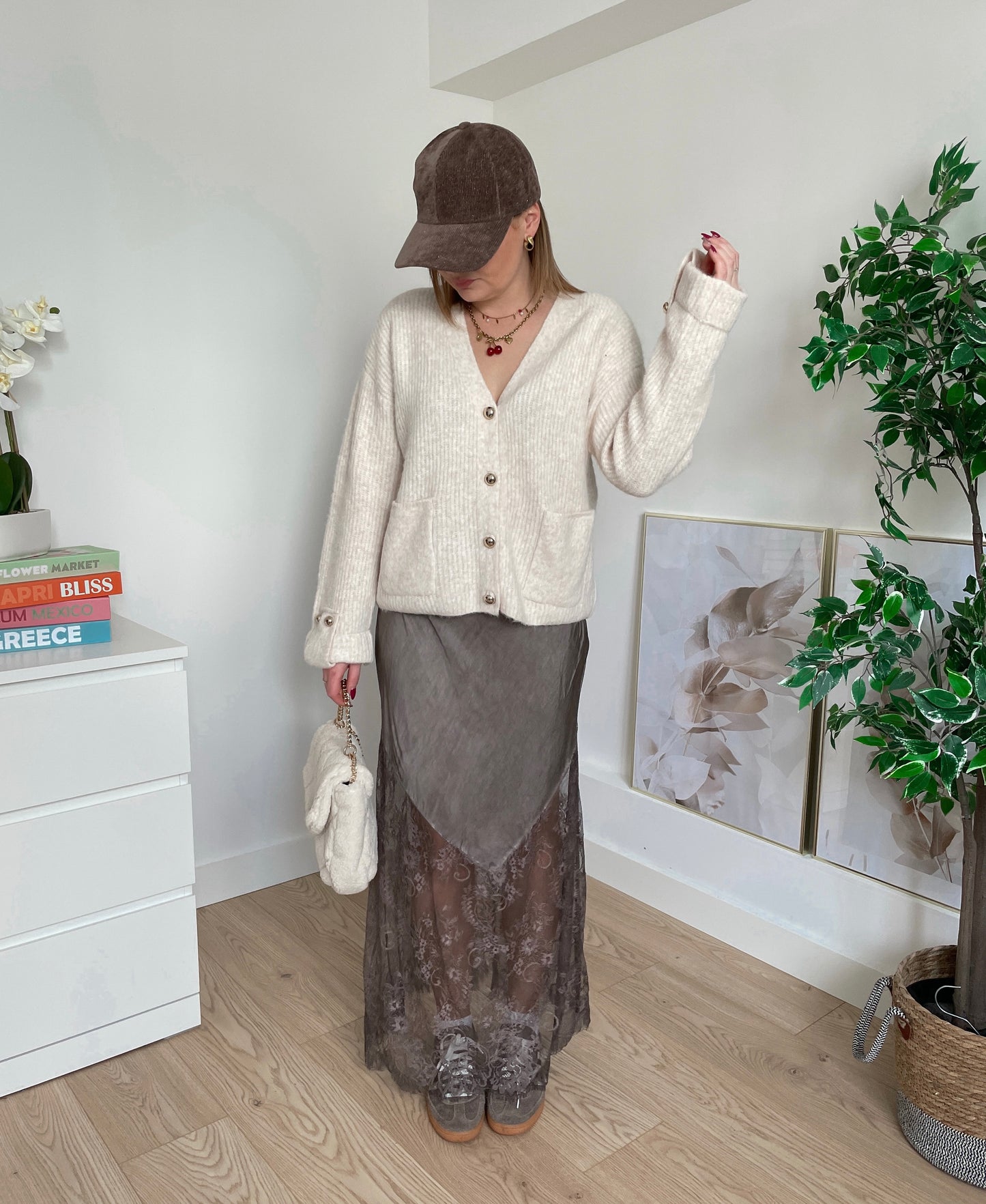 Cardigan beige MAEVA