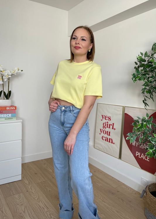Tee-shirt jaune LÉA