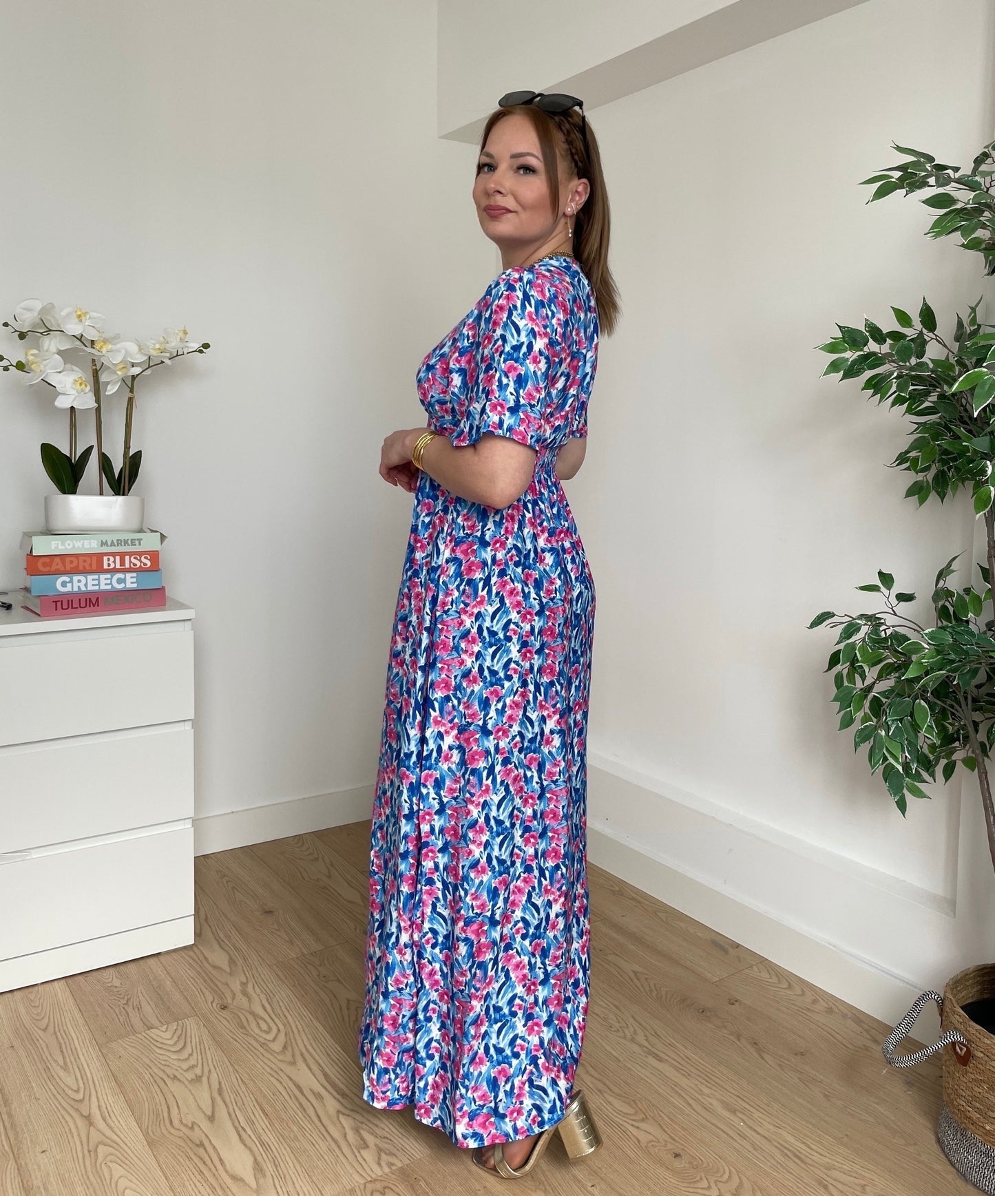 Robe longue à motifs MÉLODIE