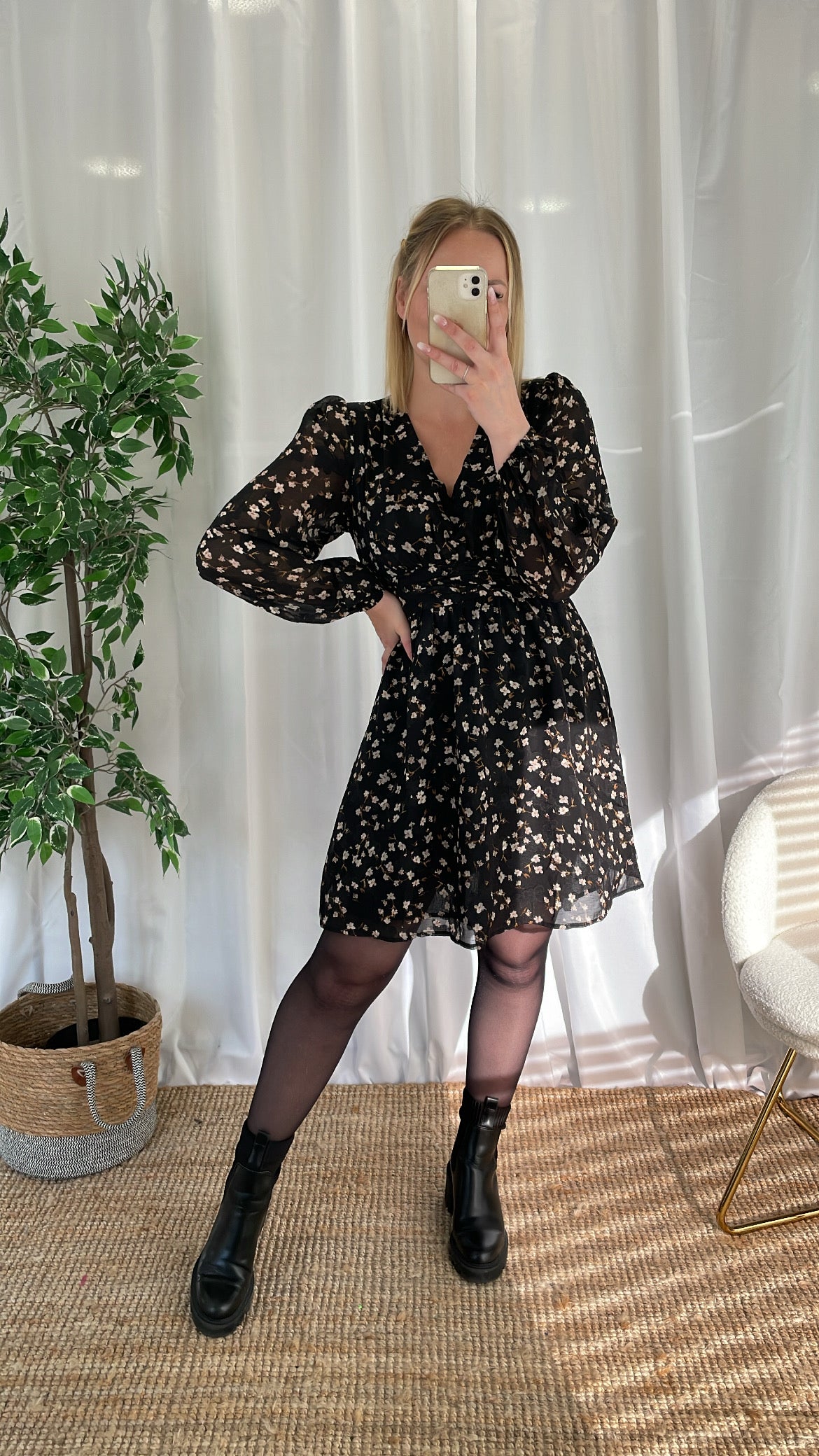 Robe à petites fleurs NYMPHEA