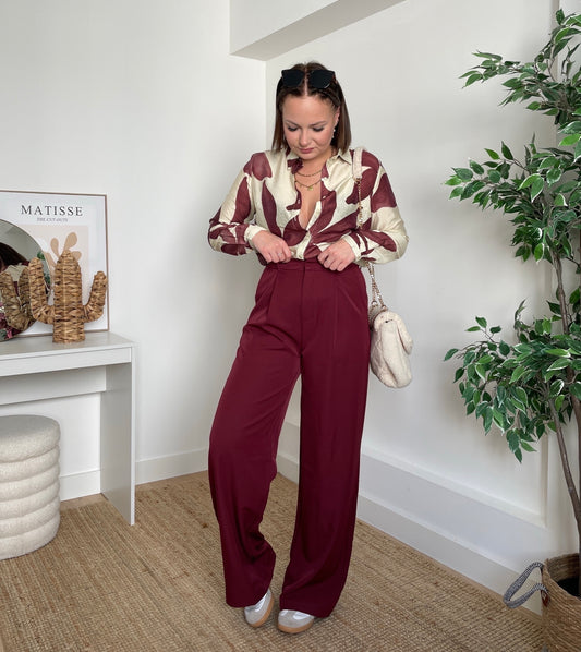 Pantalon burgundy - PHARELL