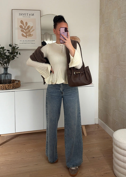 Pull fin écru - YLONA