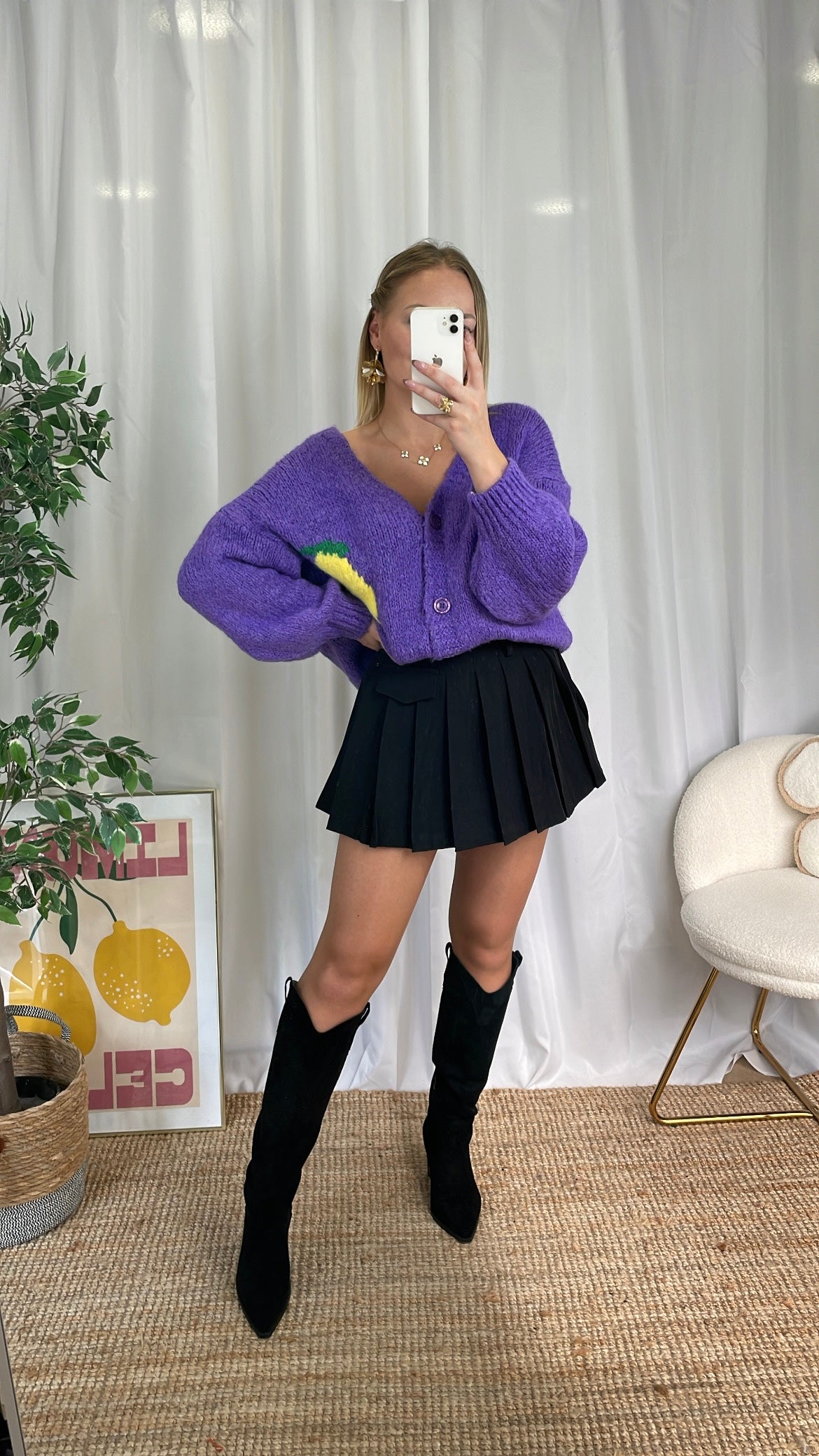 Gilet violet LEMONCELLO