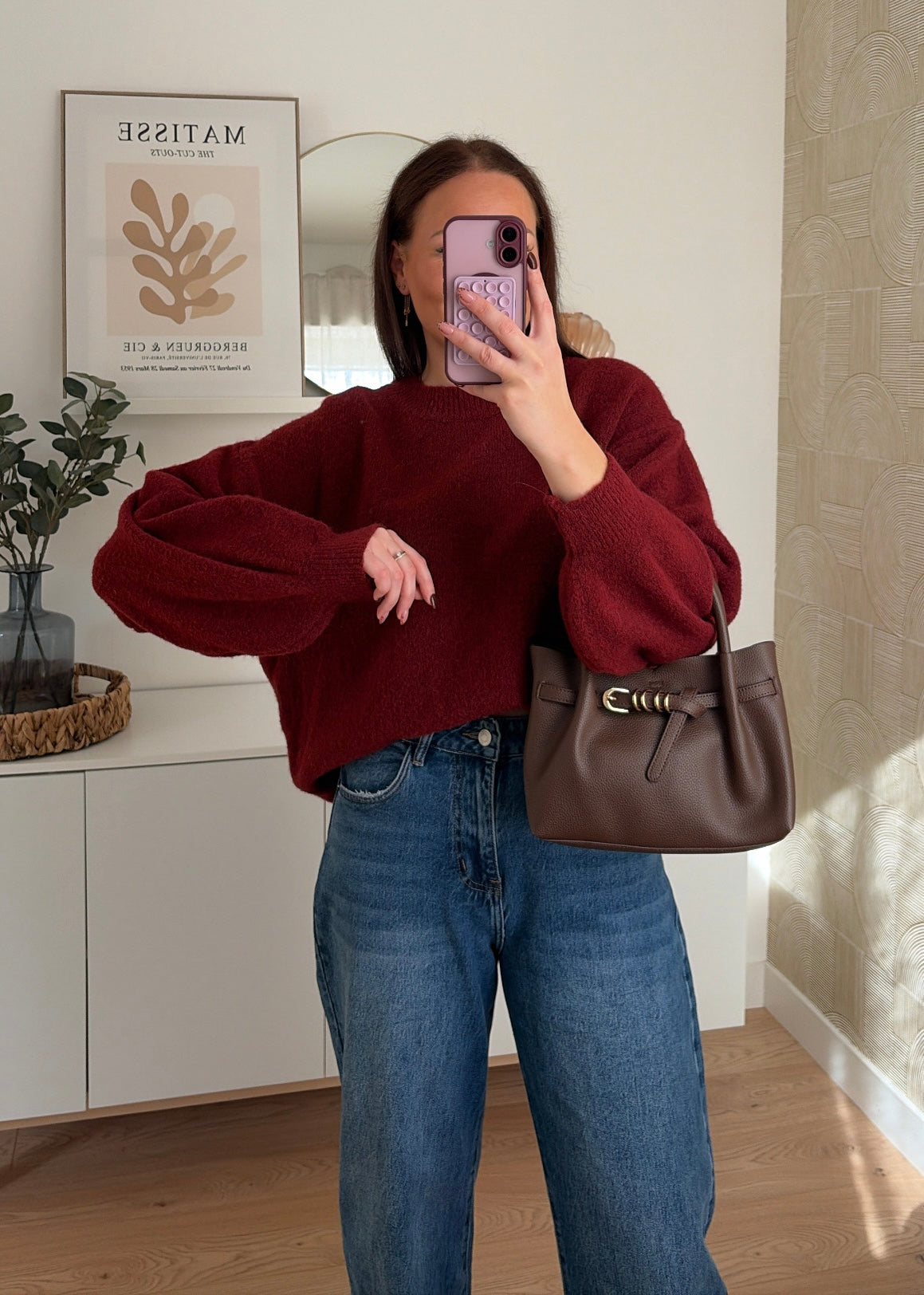 Pull bordeaux - LÉONIE