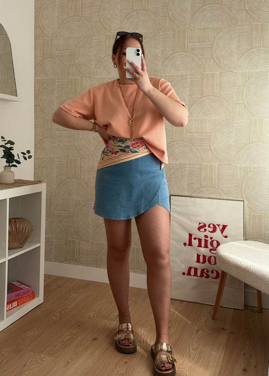 Tee-shirt saumon - AIMY