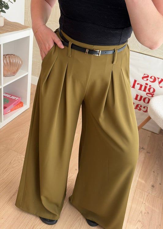 Pantalon olive - PALAZZO