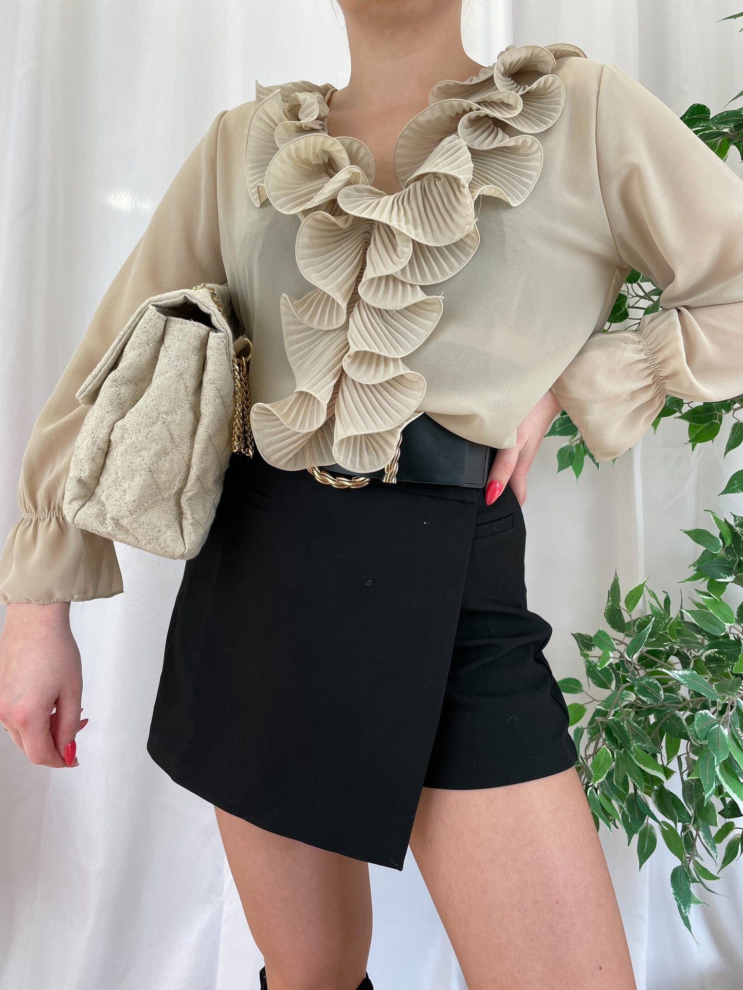 Chemisier beige FALONE