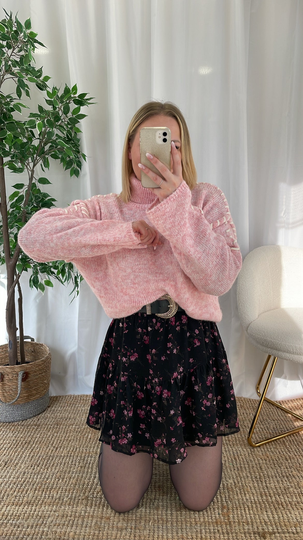 Robe à petites fleurs LEANA
