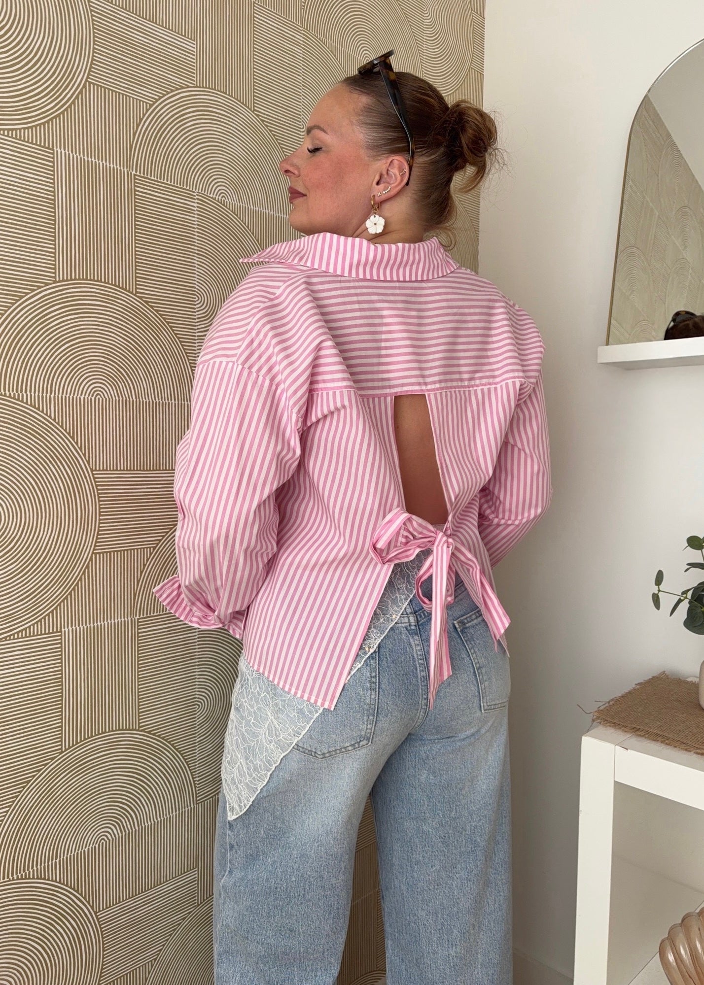 Foulard dentelle + sequins