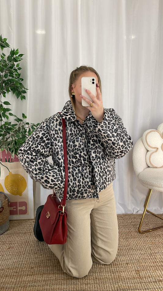 Doudoune léopard ELIA