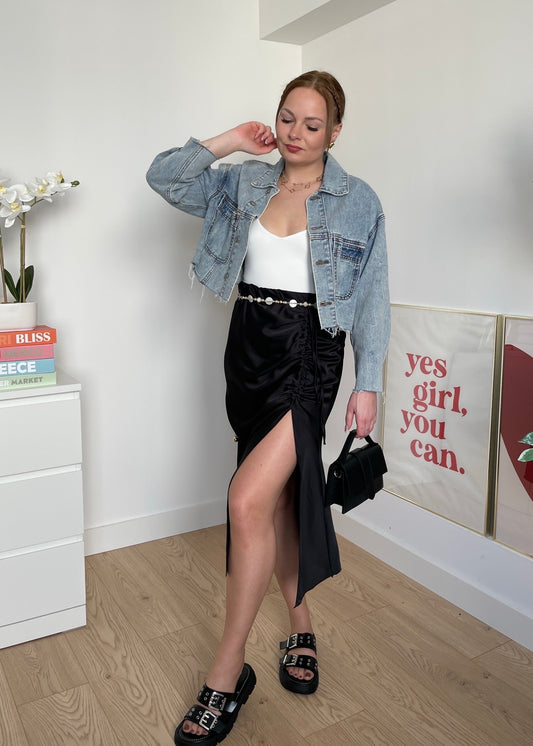 Veste courte en DENIM