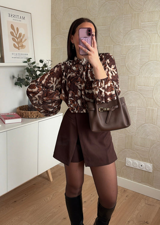 Blouse choco - ELIZA