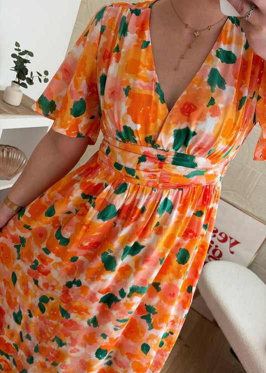 Robe longue - NARANJA