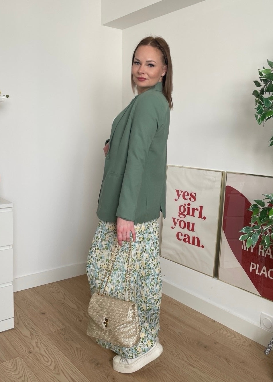 Blazer vert SARAH