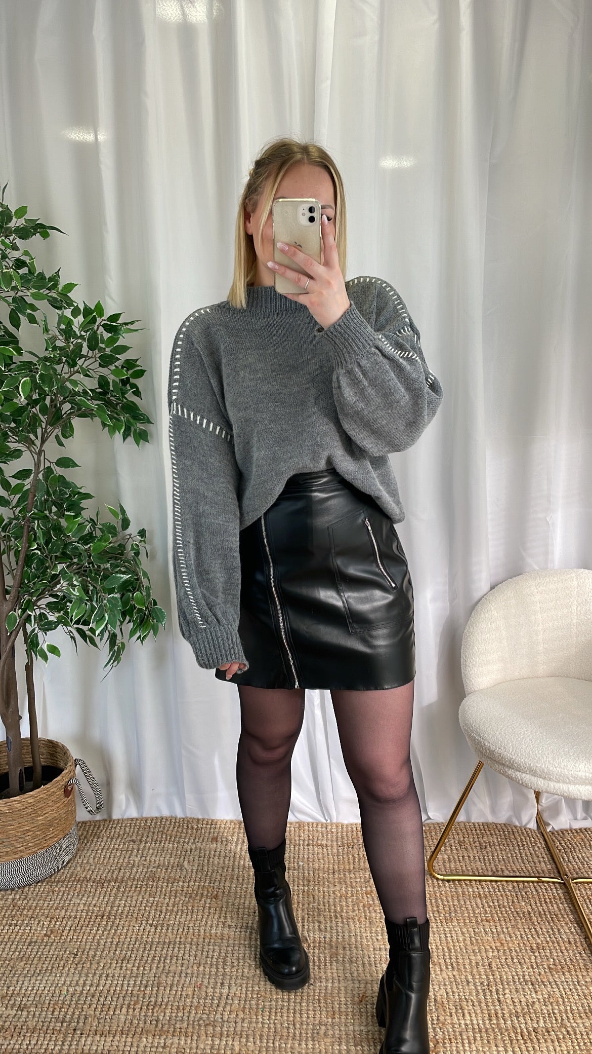 Pull à surpiqûres KAYNE