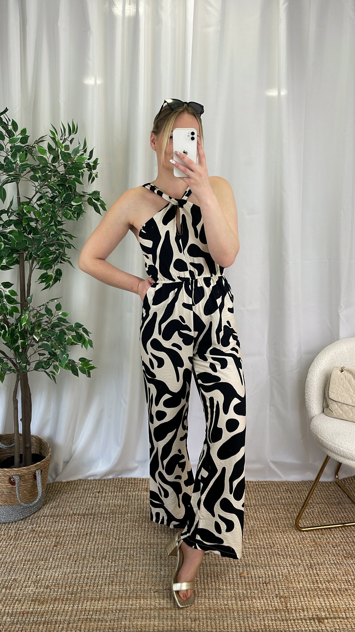 Combinaison imprimée TERRA - Noire