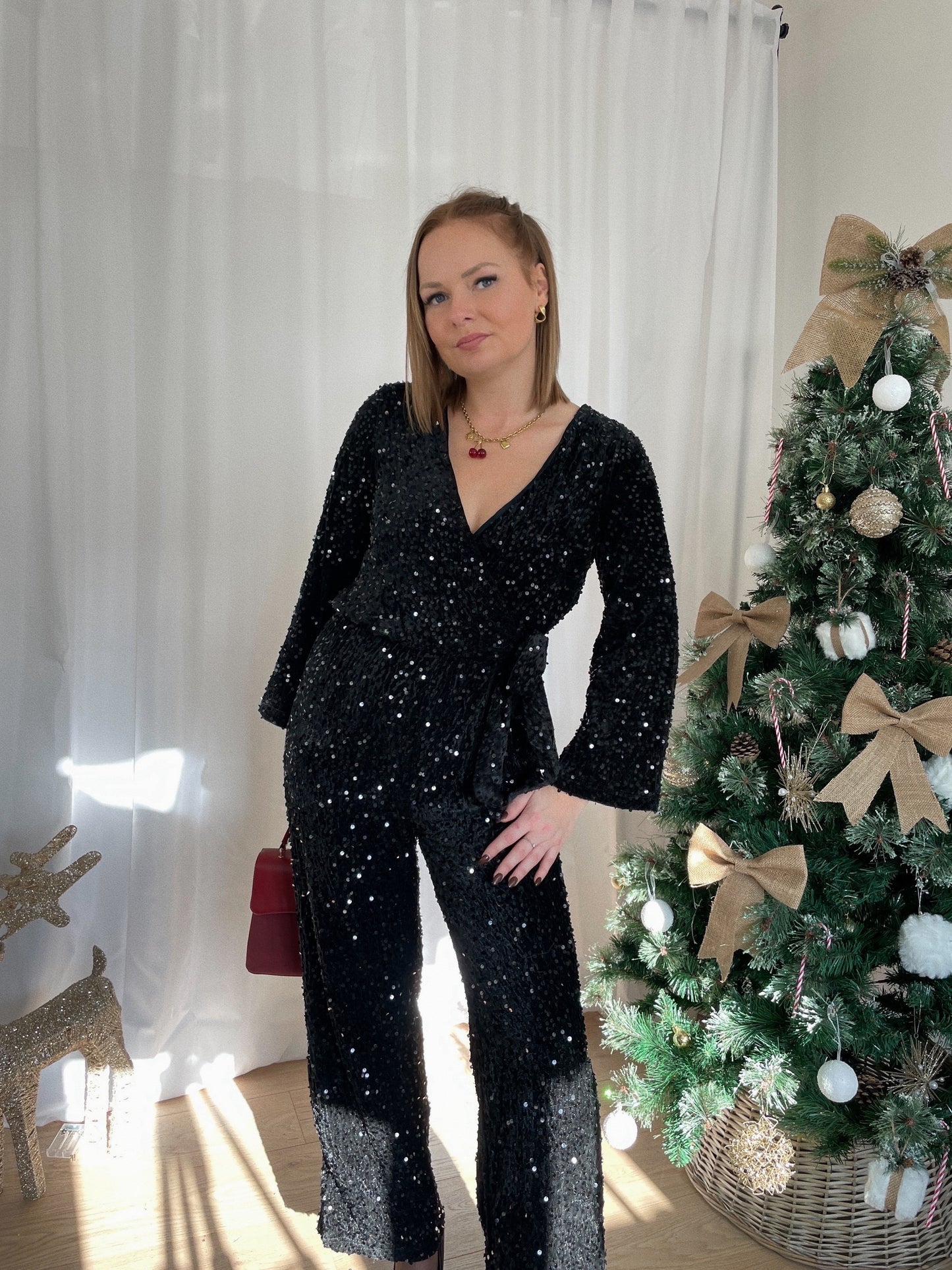 Combinaison à sequins "LA FATALE "