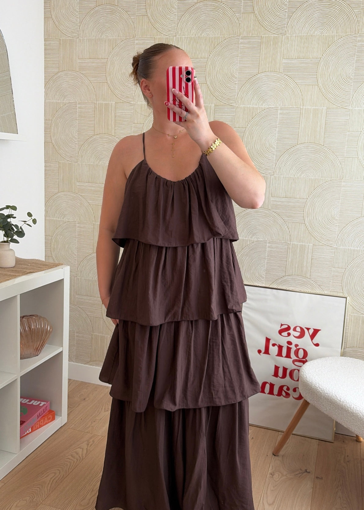 Robe longue choco - ZOÉ
