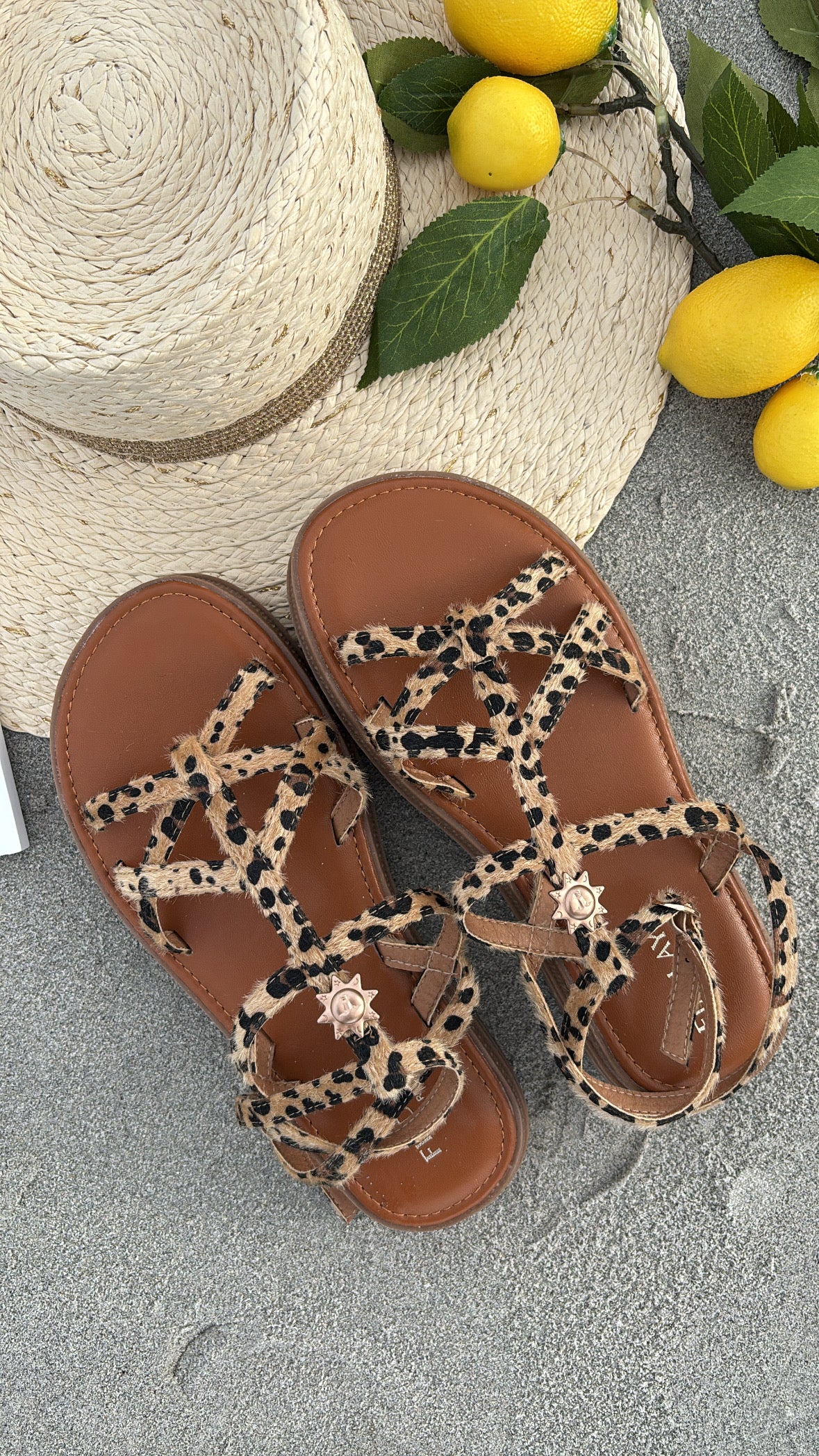 Sandales léopard SIENNA