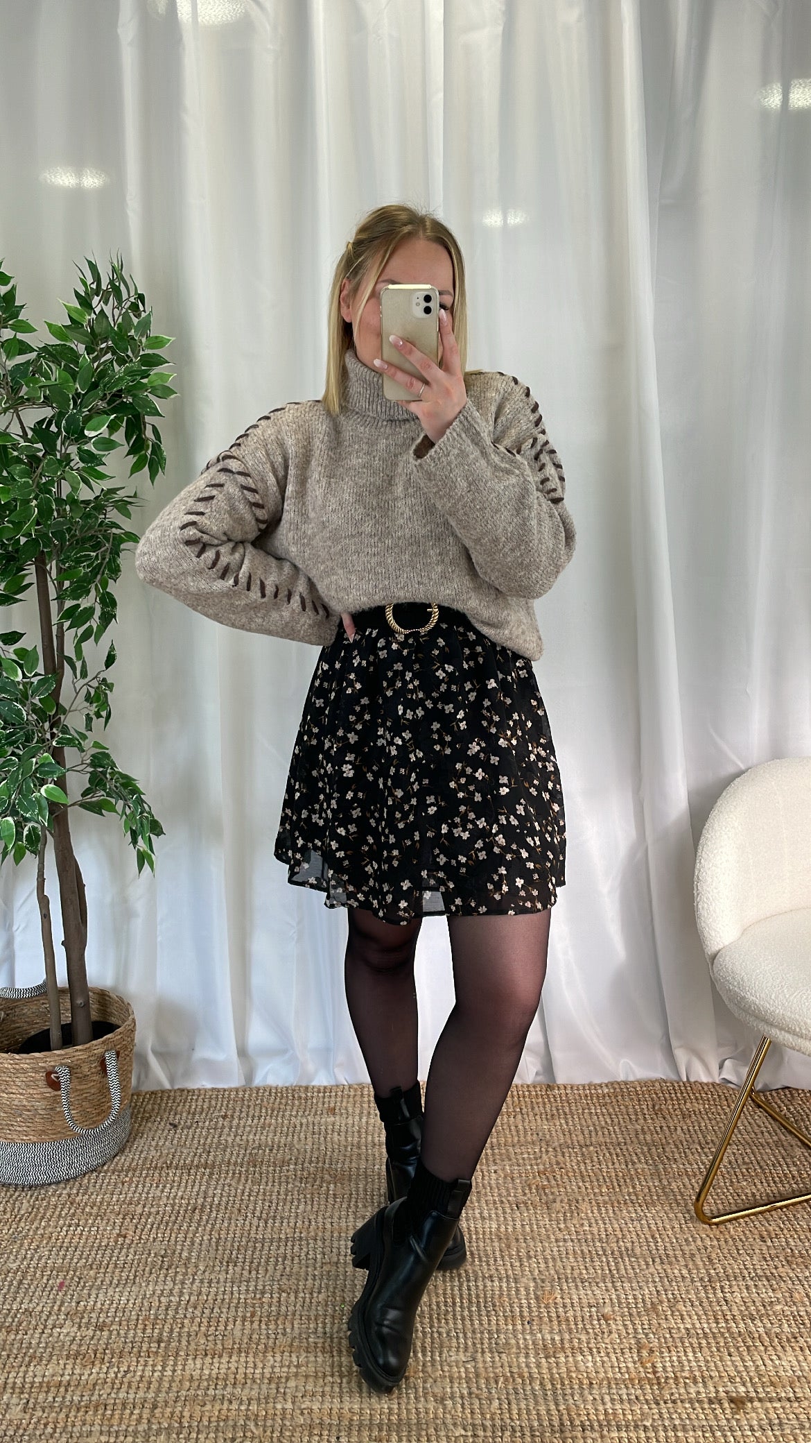 Robe à petites fleurs NYMPHEA