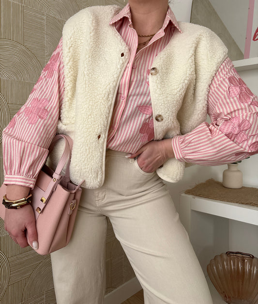 Chemisier rose - SWAN