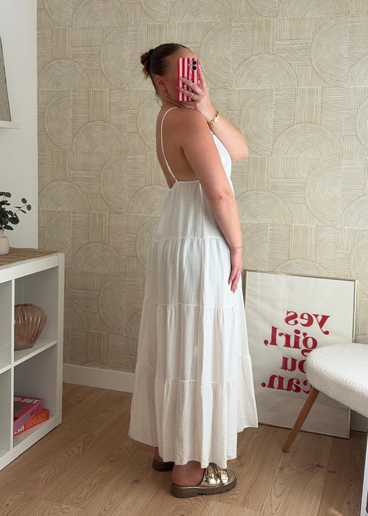 Robe longue blanche - ÉLISE