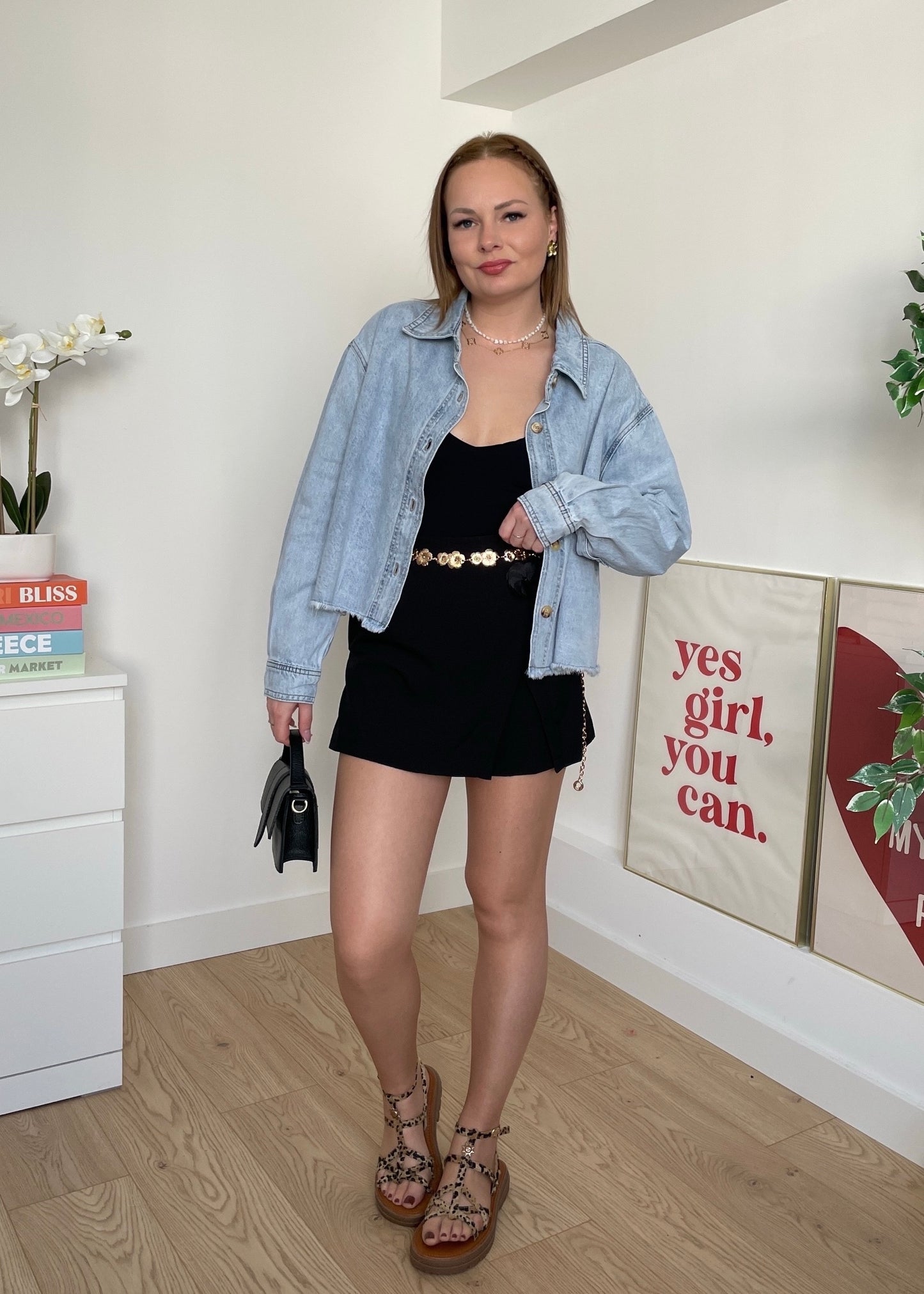 Veste courte en jean ALICE