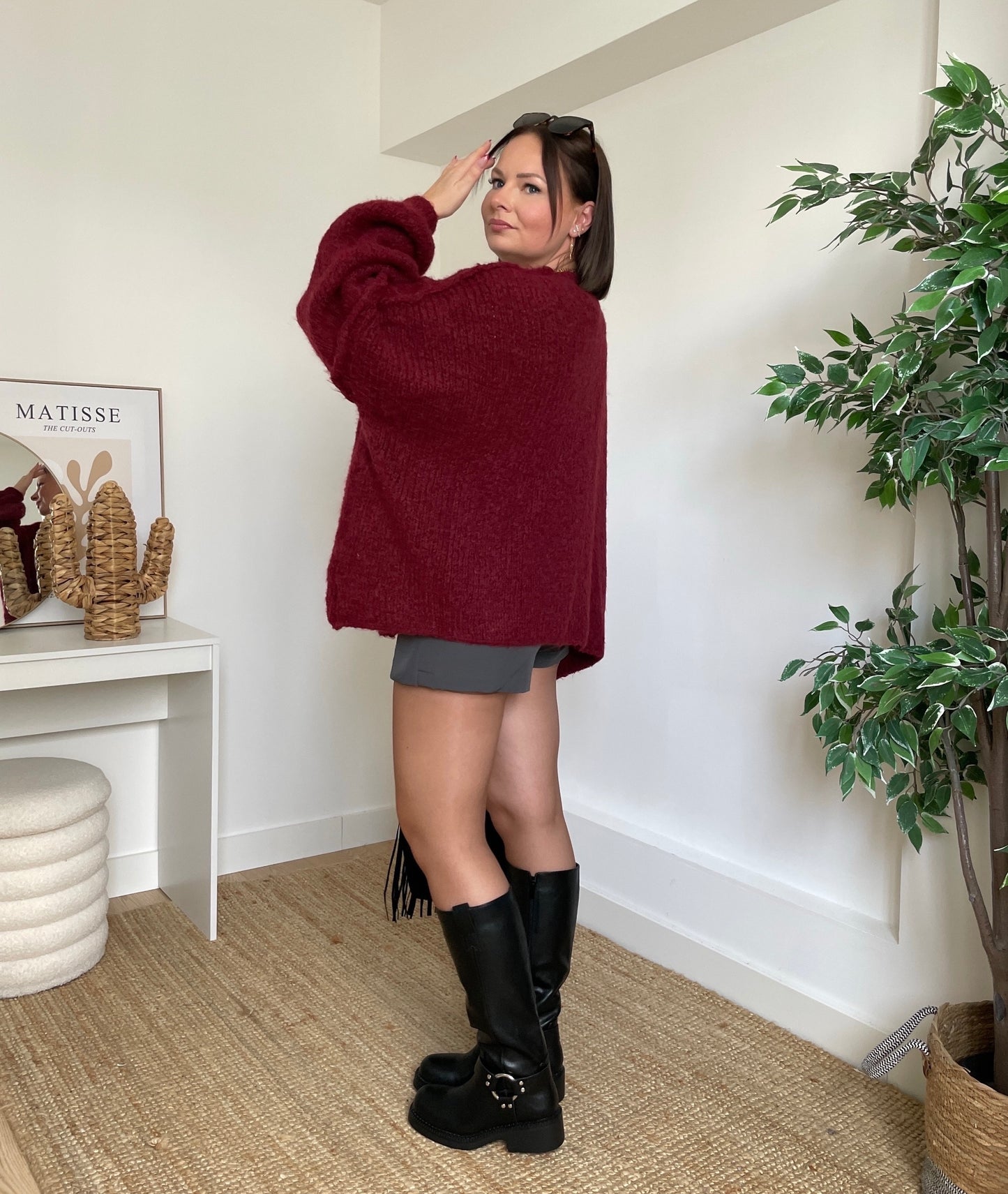 Gilet burgundy - NORA