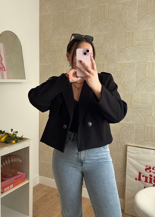Veste courte noire - MODA