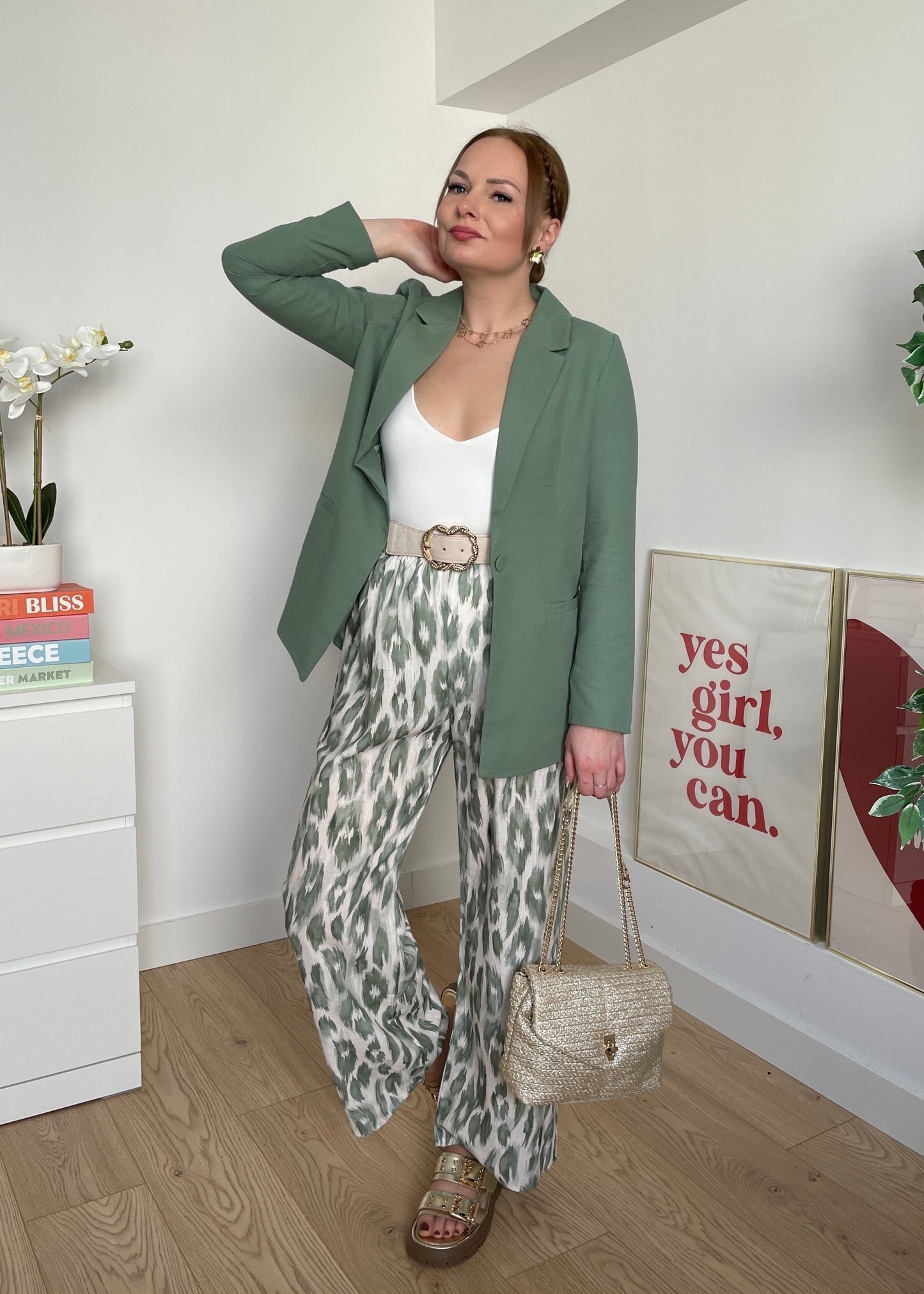 Blazer vert SARAH