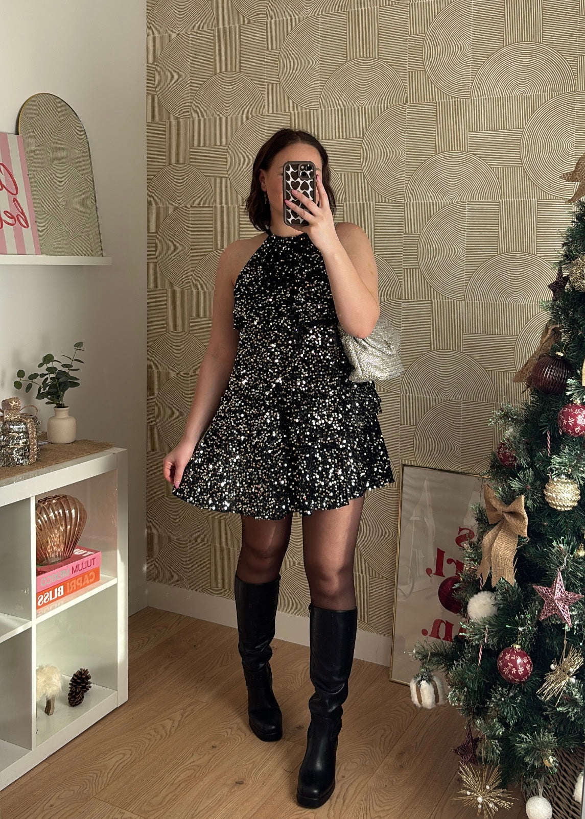 Robe à sequins silver "L'INCROYABLE"