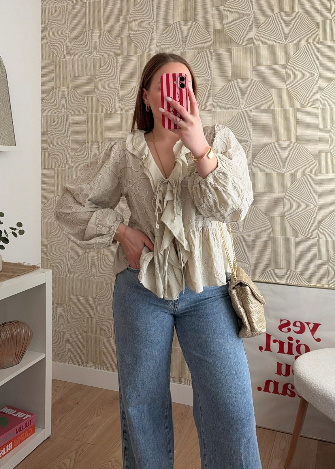 Blouse beige - ROMANCIA