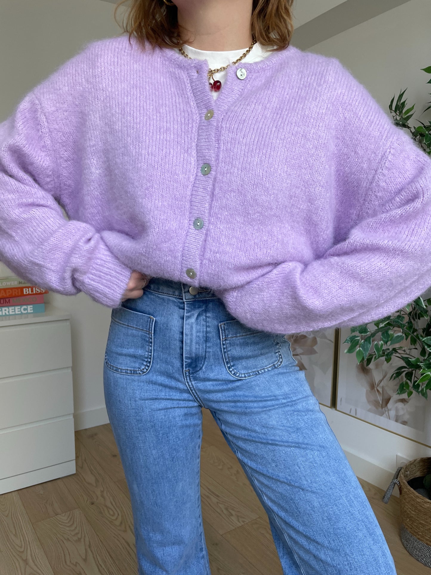 Jeans mid waist flare TOM