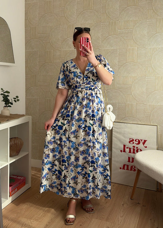 Robe longue bleu - SIERRA