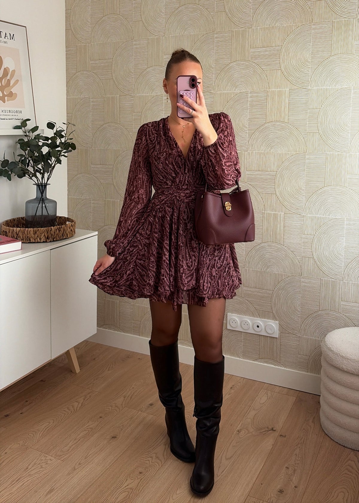 Robe imprimé cachemire - LOLLY