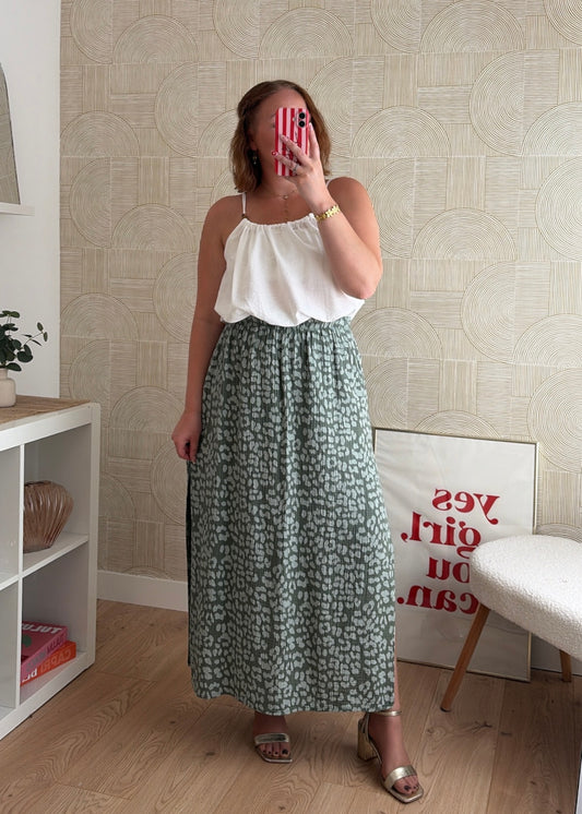 Top léger perles blanc - CAMILLE