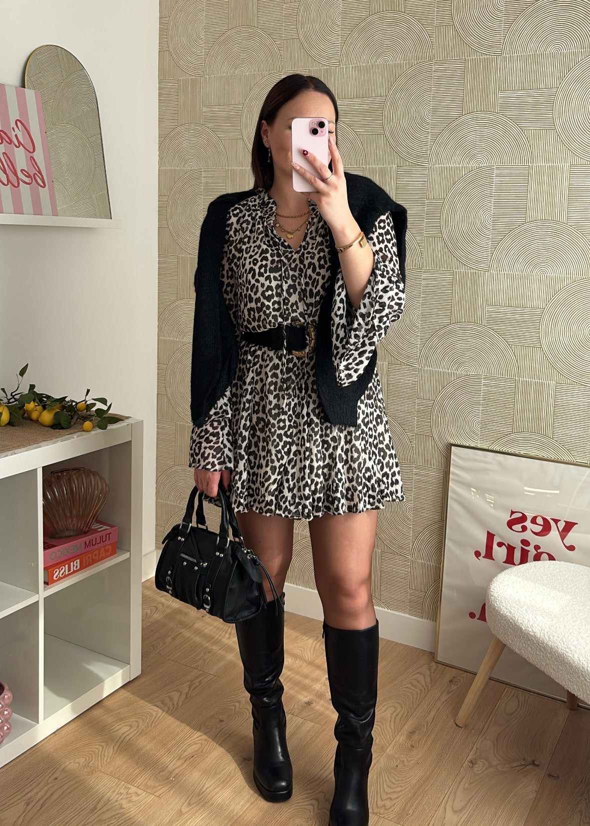 Robe patineuse - LEO BEIGE