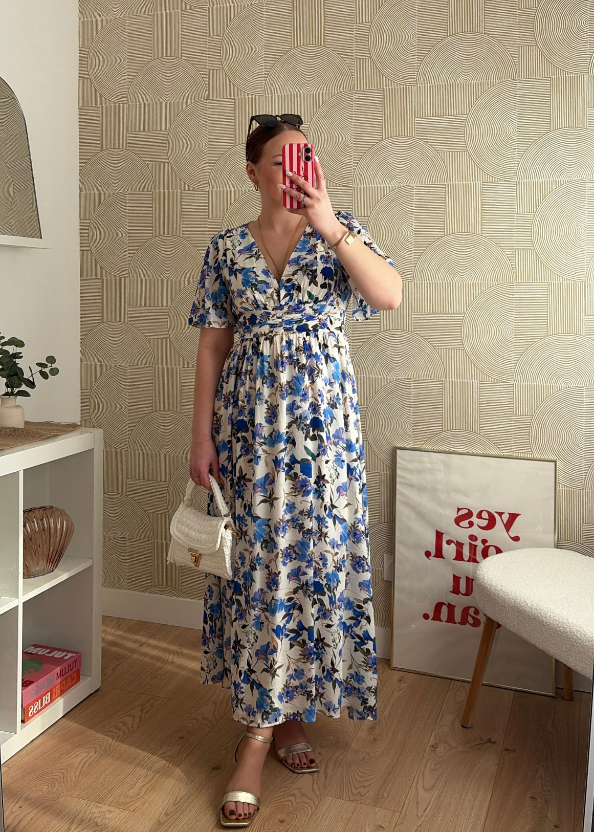 Robe longue bleu - SIERRA