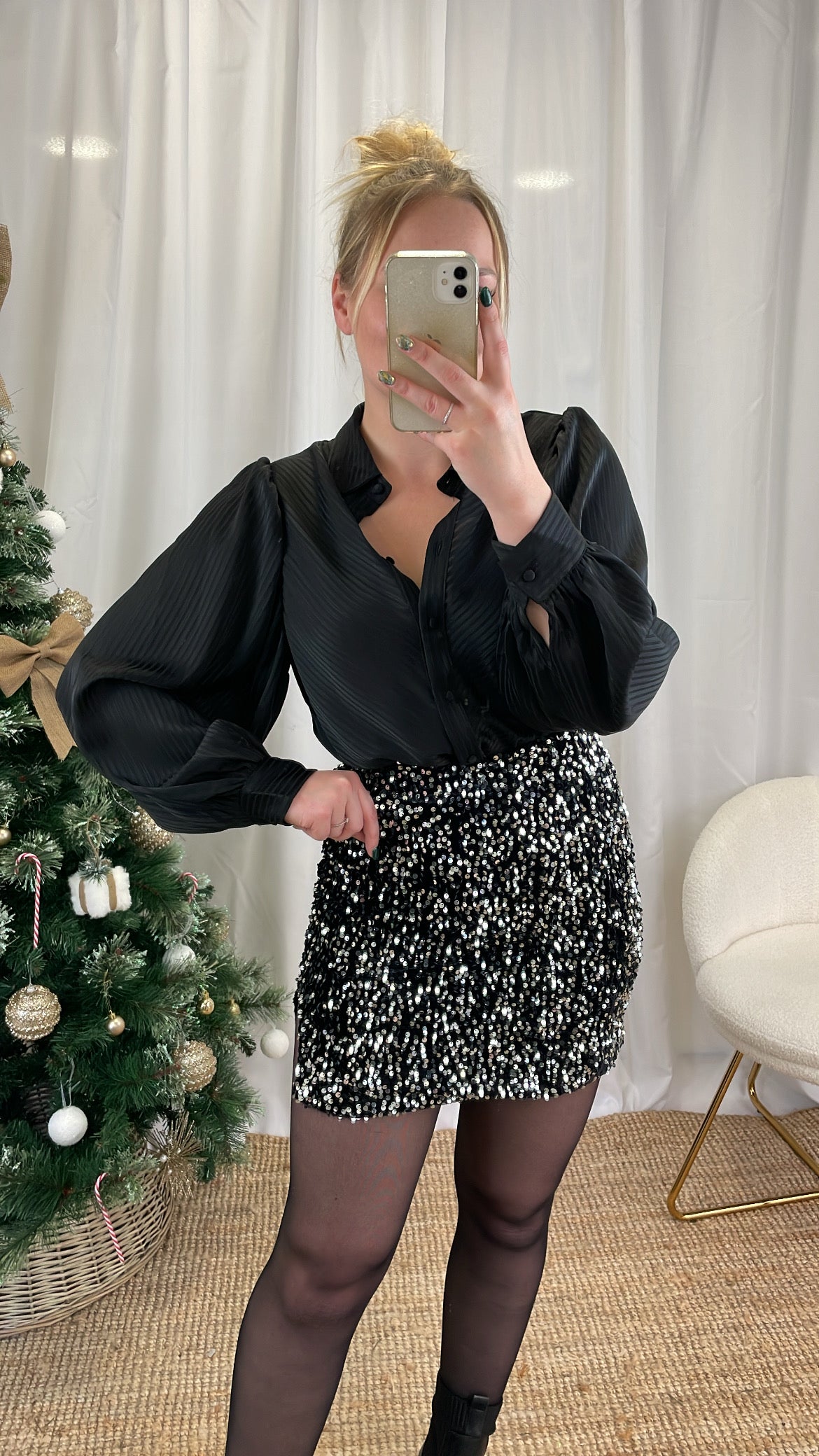 Jupe à sequins UMBER