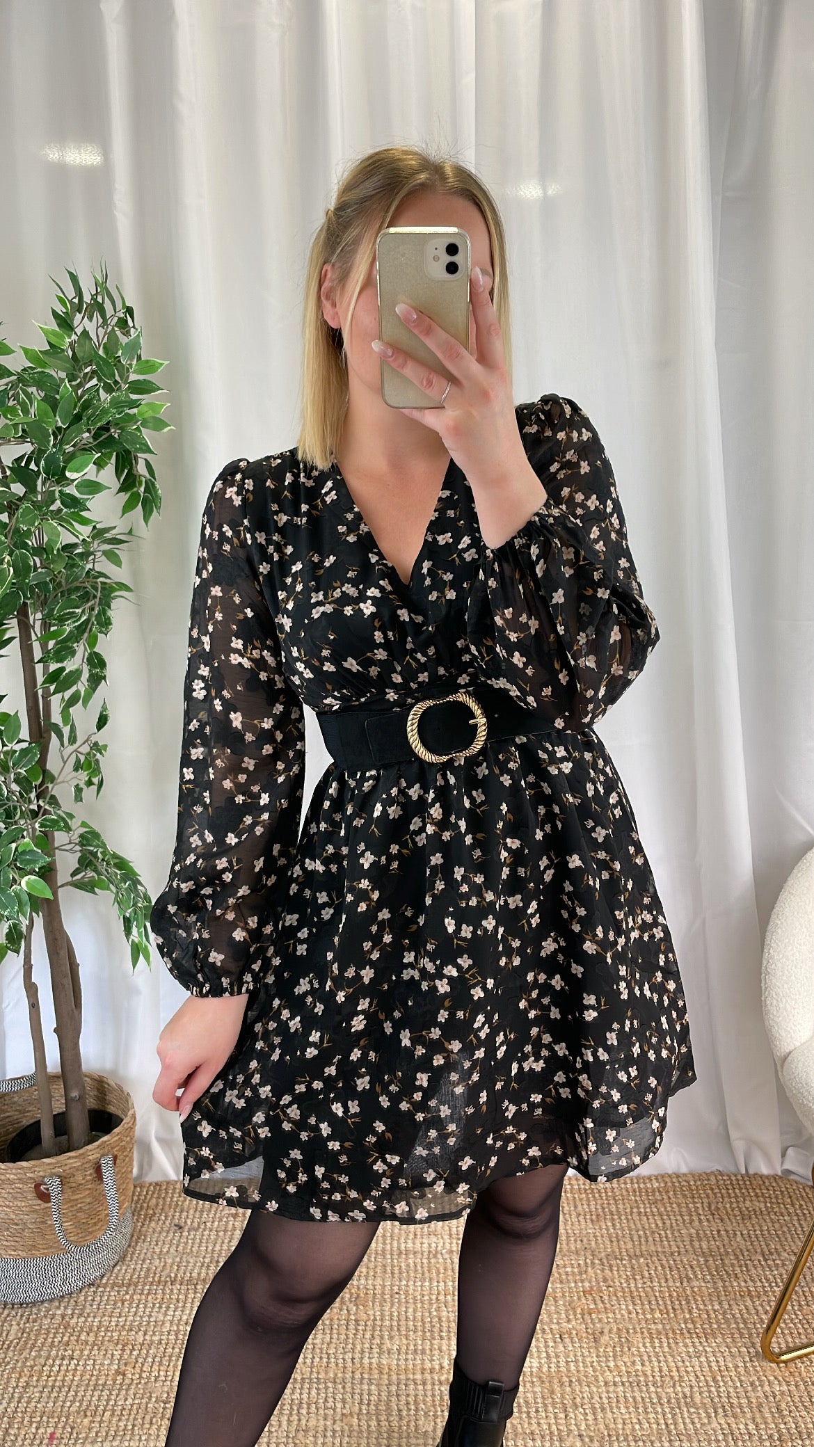 Robe à petites fleurs NYMPHEA