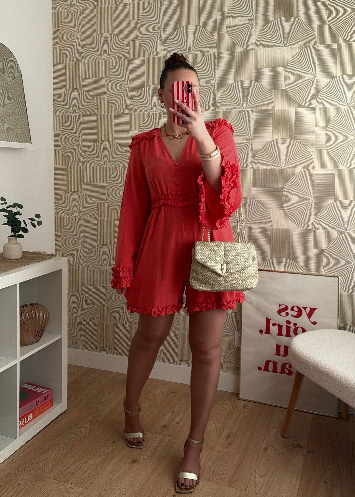 Combi-short à volants - CORAIL