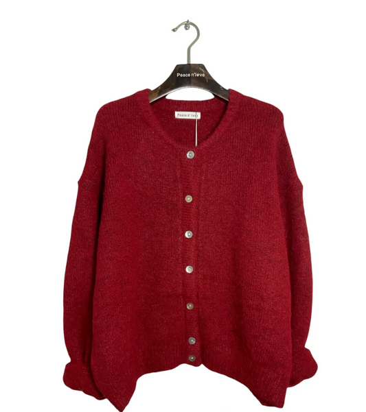 Gilet bordeaux - IRÈNE