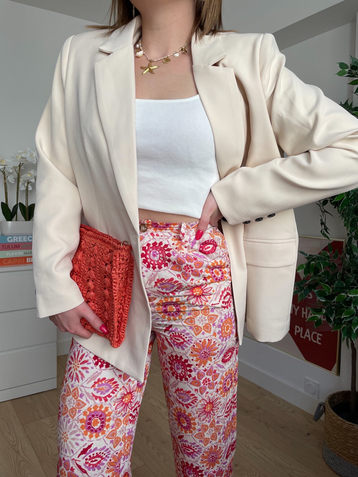 Blazer oversize beige APRIL