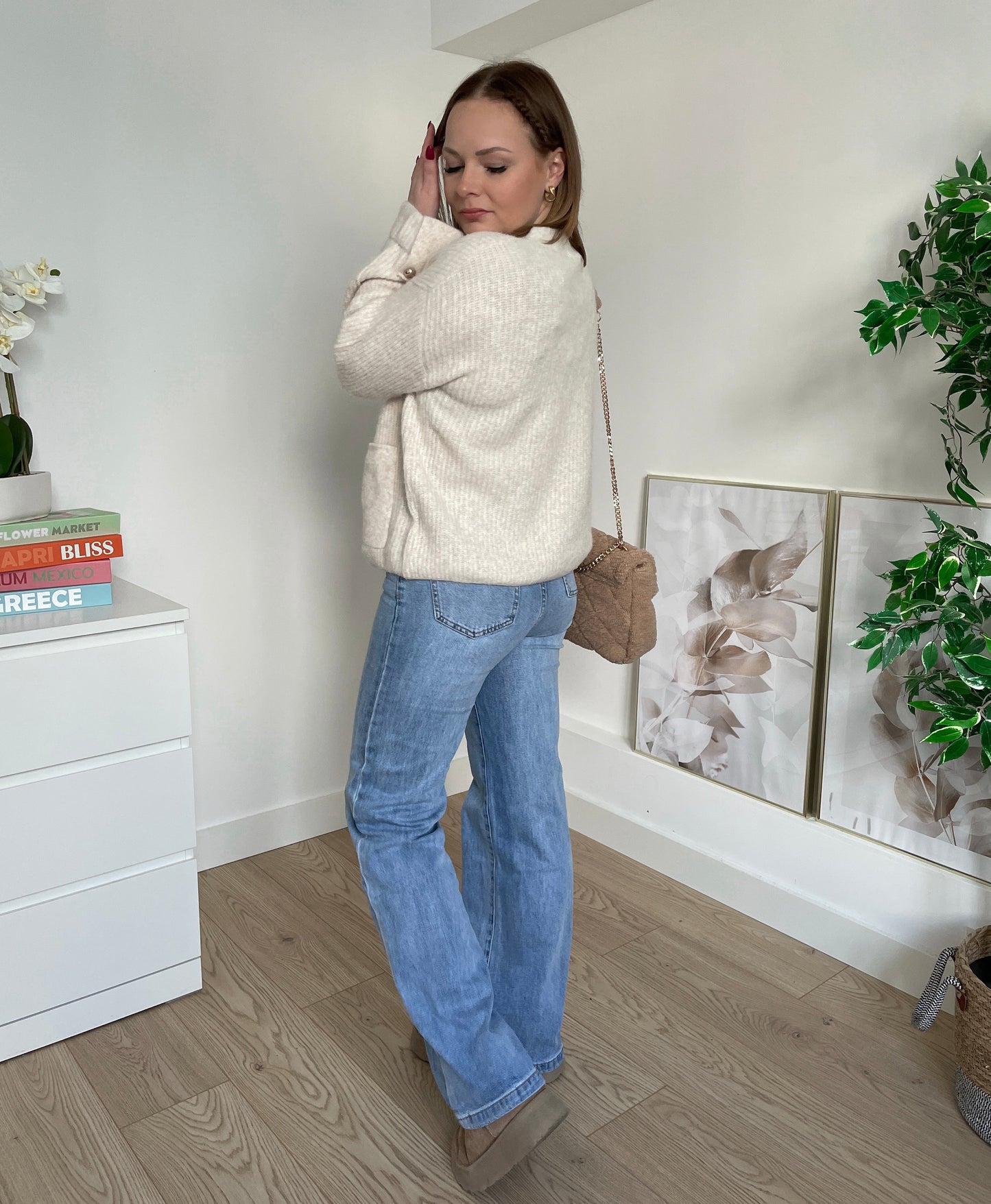 Cardigan beige MAEVA