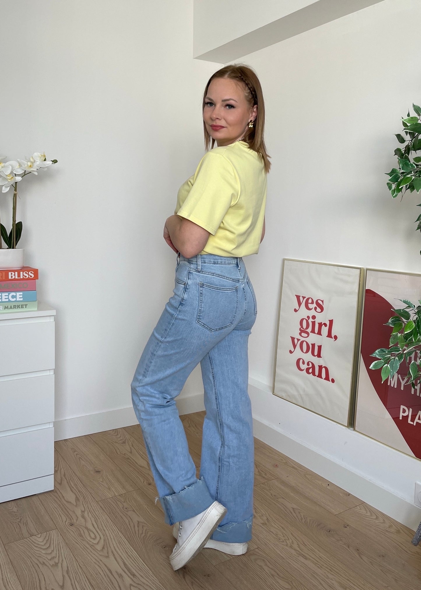 Tee-shirt jaune LÉA
