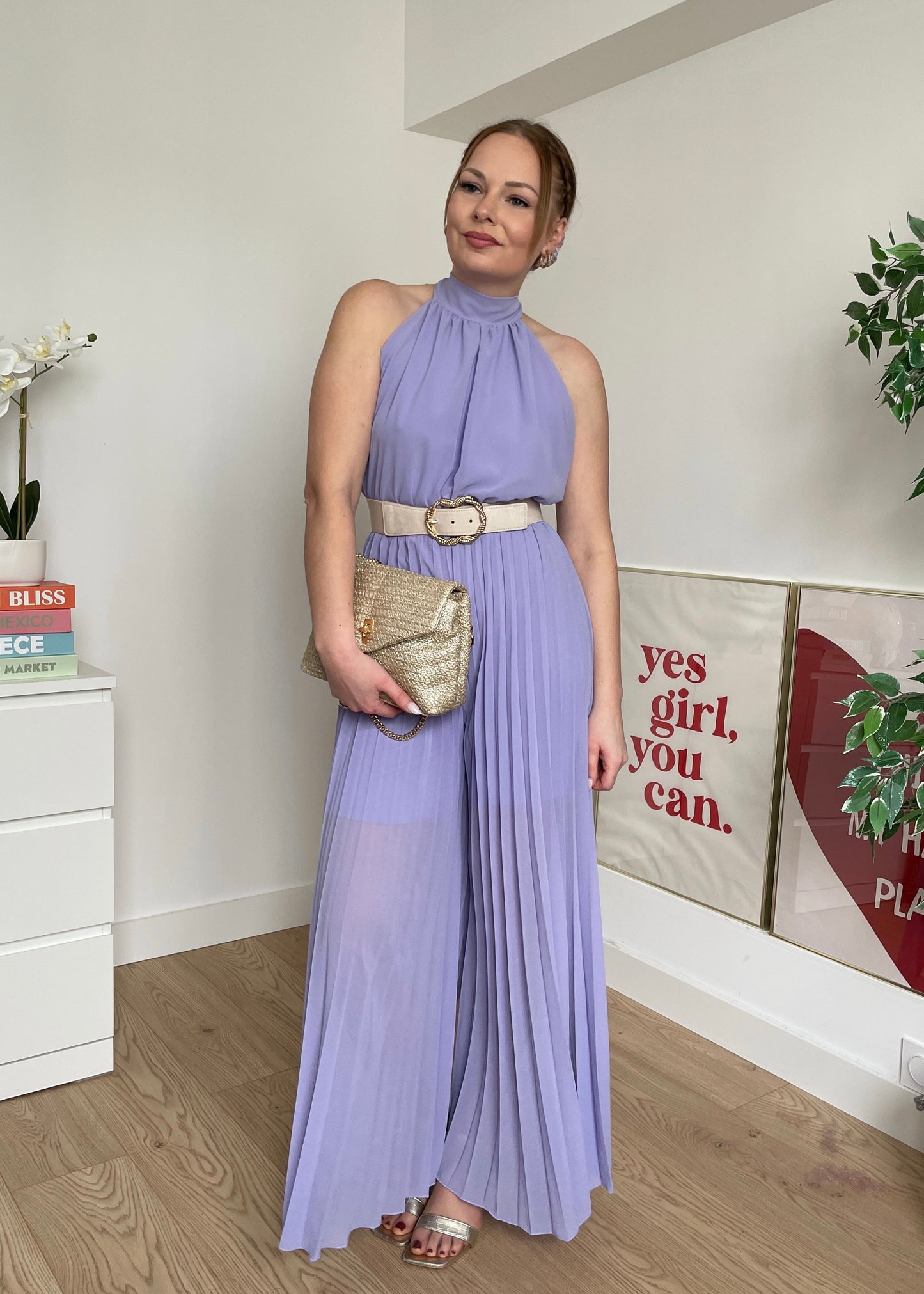 Combinaison lilas CARMEN