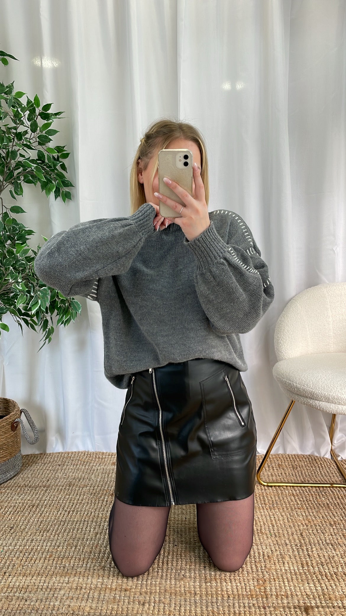 Pull à surpiqûres KAYNE